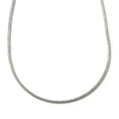 J316663 - Sterling Silver 18" Wheat Chain Necklace