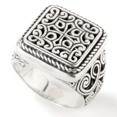 J316669 - Sterling Silver Cross-Design Ring