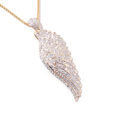 J317620 - 14K White, Rose or Yellow Gold 1.50ct Diamond Pendant w/ Chain 