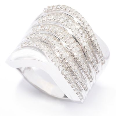 J317747 - Sterling Silver 1.00ct Diamond Ring 