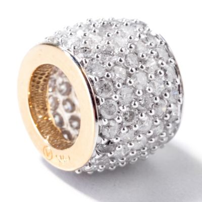 J317844 - 14K White, Rose or Yellow Gold 1.00ct Diamond Ball Pendant