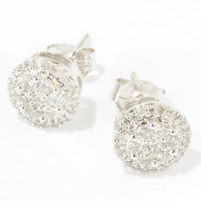 J317846 - 14K White Gold 0.33ct Diamond Stud Earrings 