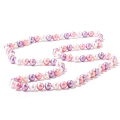 J317869 - 14K 36" Multi-Color Spice Cultured Freshwater Pearl Necklace 