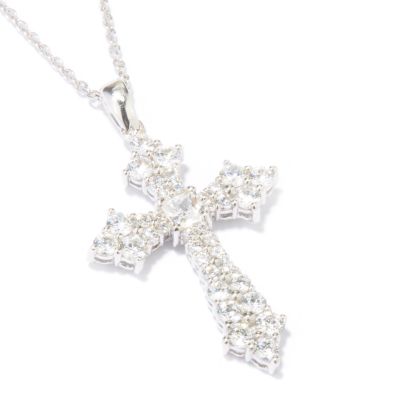 Sterling Silver Brilliante Cross Pendant w/ Chain