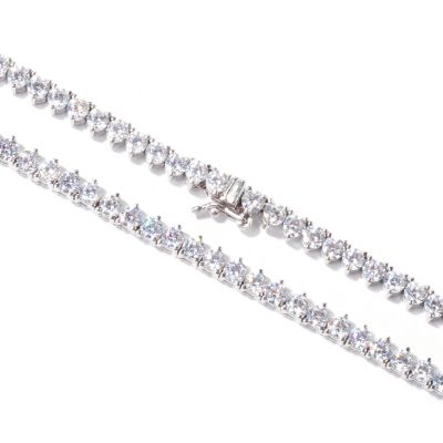 J319954 - BELITA Platinum Embraced Brilliante&reg; 36" Round Cut Necklace