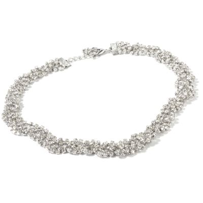J330020 - Suzanne Somers 19" Braided "Sparkling Deliciousness" Necklace