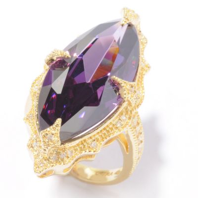 J330057 - Suzanne Somers "Magical Marquise" Cubic Zirconia Ring