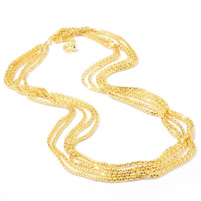 J330091 - Suzanne Somers 37" Multi-Chain Necklace w/ 4" Extender