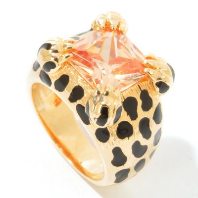 J330139 - Suzanne Somers Summer Safari Enamel Ring 