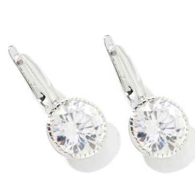 J330715 - Sonia Bitton for Brilliante&reg; Platinum or Gold Embraced Round Cut Earrings 