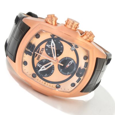 J333025 - Invicta Men's Lupah Revolution Swiss Quartz Chronograph Date Window Leather Strap Watch