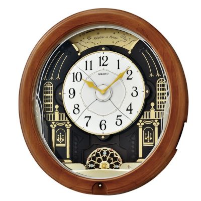 Seiko Musical Castle Melodies in Motion Wall Clock