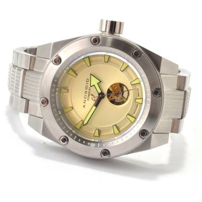 Android Men's Powerjet Automatic Stainless Steel Bracelet Watch