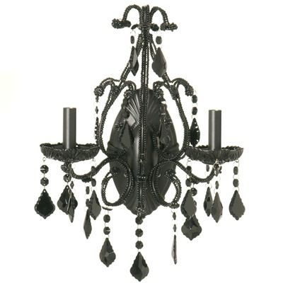 Opulent Crystal Wall Sconce