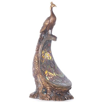 Peacock Wave Accent Lamp