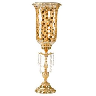 18" Glass Candle Holder