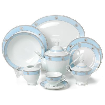 Grace 47-Piece Fine Porcelain Dinnerware Set