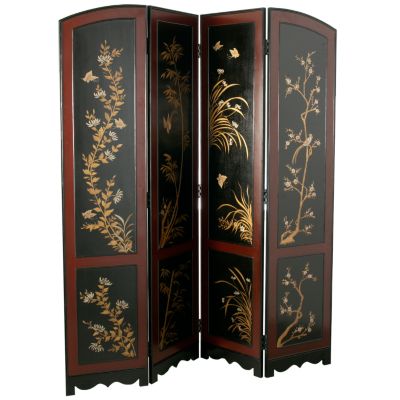 Four-Panel Harvest Sunset Screen