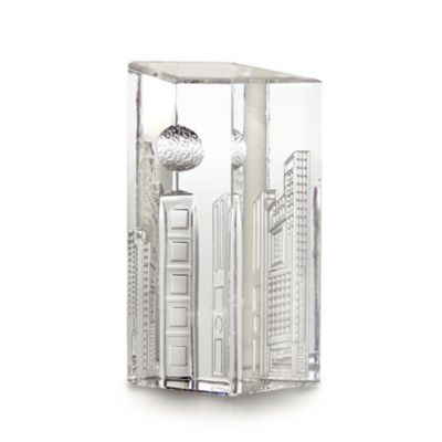 Waterford 2008 Times Square Prism Paperweight