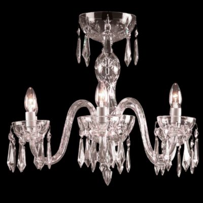 Waterford "Lismore" Six-Arm Crystal Chandelier