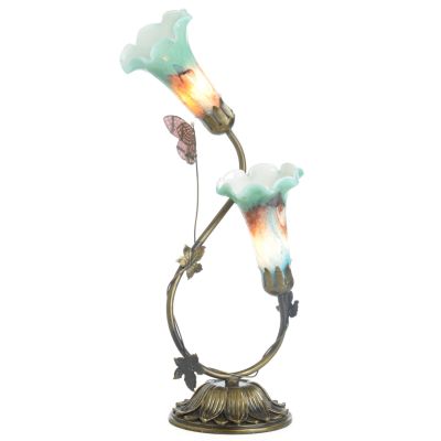 Two-Light Lily Lamp