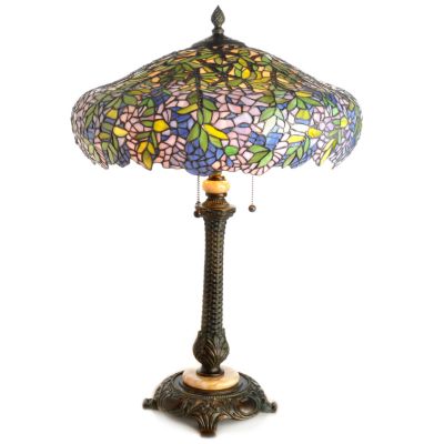 Golden Laburnum & Wisteria Table Lamp
