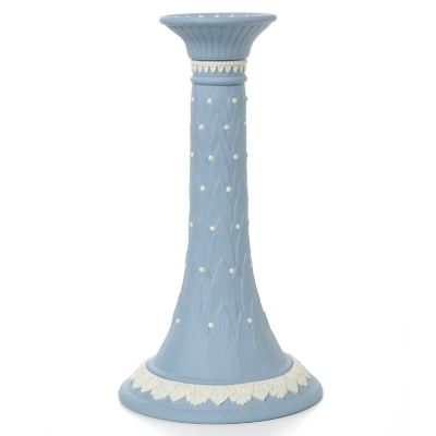 Wedgwood Prestige Collection Blue Jasper Acanthus Candlestick