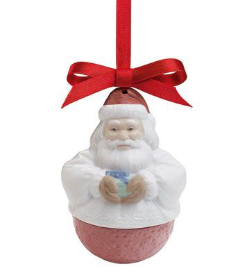 NAO by Lladro Deco Santa Porcelain Ball Ornament