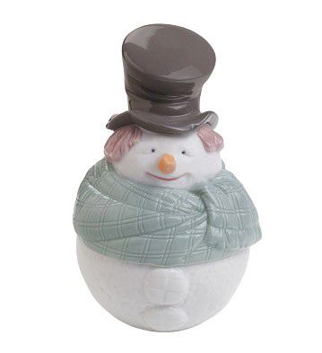 NAO® by Lladro Deco Snowman Porcelain Gift Box