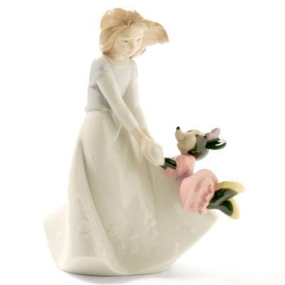 NAO® by Lladro "Friends with Minnie" Porcelain Figurine