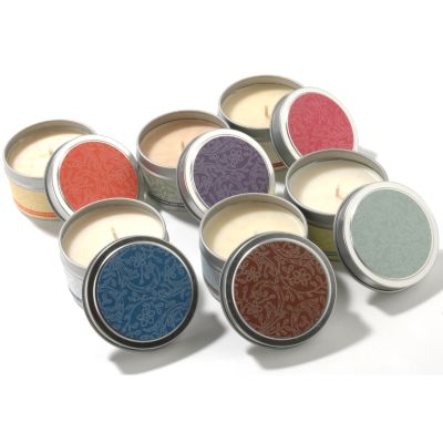 Lightstone® All-Natural Scents Candle Travel Tin Set (6)