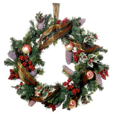Waterford® Crystal Holiday Heirlooms "Cypress Elegance" 18" Wreath
