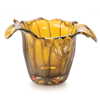 Evolution by Waterford® Crystal Red & Amber 7.5" Ice Bucket