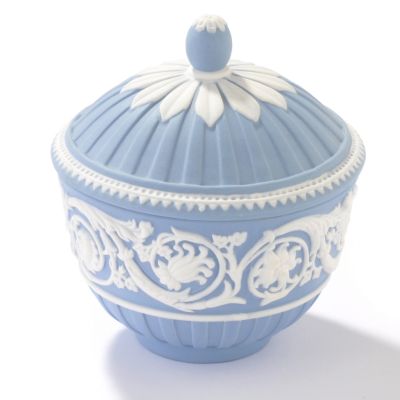 Wedgwood 250th Anniversary Jasperware Sugar Bowl w/ Lid
