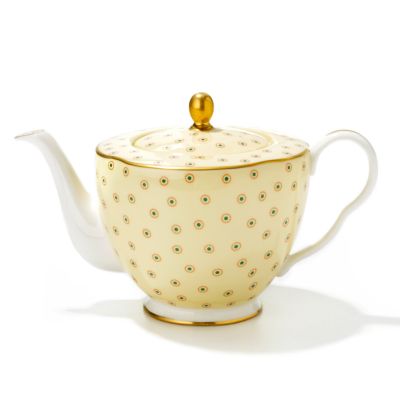 Wedgwood Harlequin Polka Dot Bone China Teapot w/ Lid