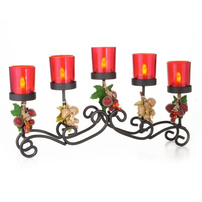Enchantment™ Flameless Tea Light Holiday Candleabra