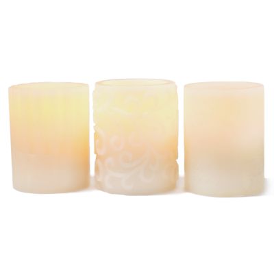 Enchantment™ Flameless Scented Wax LED Candles w/ Gift Bags-Set of 3