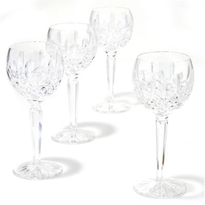 Waterford® Crystal "Lismore" 6oz Wine Glasses - Set of Four