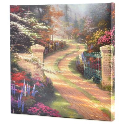 Thomas Kinkade Spring Gate Choice 20" x 20" Gallery Wrap Canvas Artwork