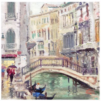 Thomas Kinkade City Scenes Choice 14" x 14" Gallery Wrap Canvas Artwork
