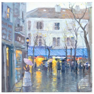 Thomas Kinkade Parisian Scenes Choice 14" x 14" Gallery Wrap Canvas Artwork