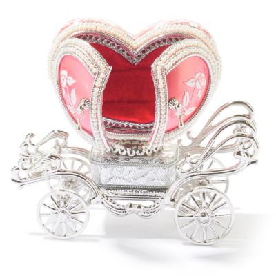 Faberge-Inspired "Romance is in the Air" Hand-Painted Musical Egg