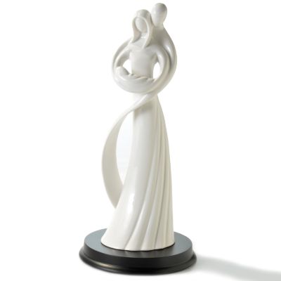 Circle of Love "True Joy" Hand-Painted Porcelain Figurine w/ Wood Base