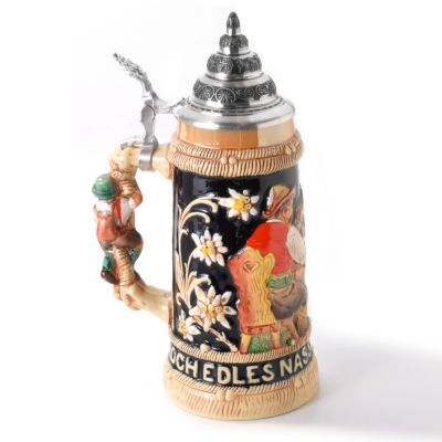 King-Werk Limited Edition "Alpine Festivity" Handcrafted Stoneware Stein