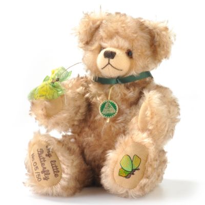 K25535 - Hermann-Spielwaren Limited ''My Little Butterfly'' Handcrafted Plush Bear