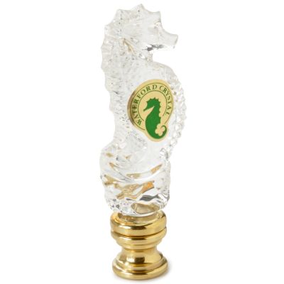 Waterford Crystal Seahorse Lamp Finial