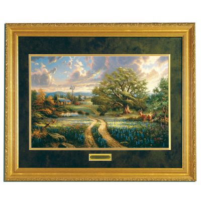 Thomas Kinkade Limited Edition Country Living 41"x32" Framed Paper Artwork
