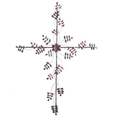Amrose Ornate Iron Cross Wall Decor