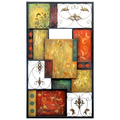 K26053 - Flourishing Iron Wall Plaque
