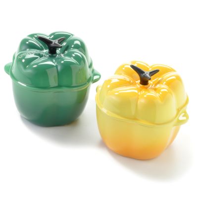 Le Creuset Stoneware Petite Bell Peppers - Set of Two